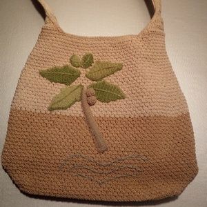 VILLAGER A Liz Claiborne Company Palm Tree Purse